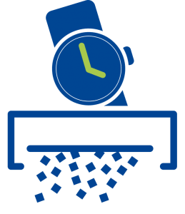 Icon „Vernichtung von Plagiaten“