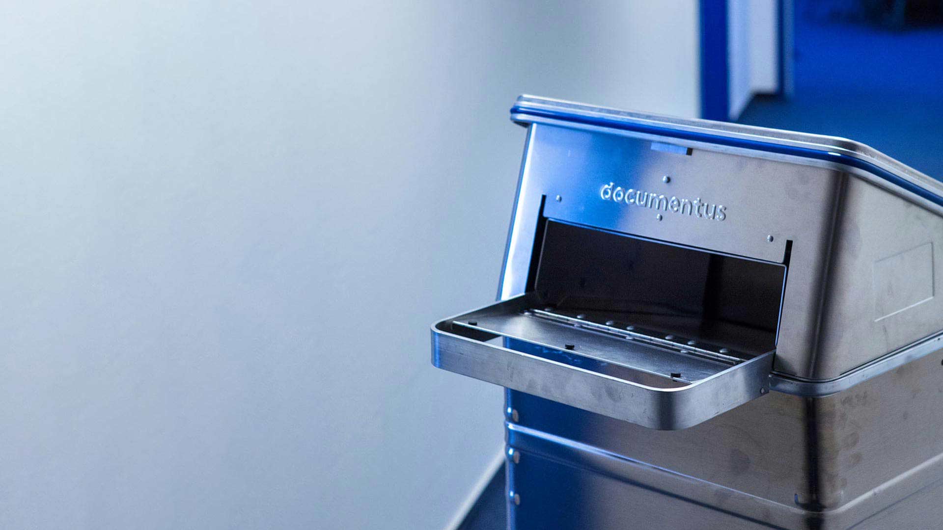 Sicherheitsbehälter von documentus für die Aktenvernichtung