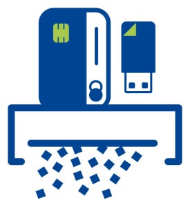 Icon „Entsorgung von E-Schrott“